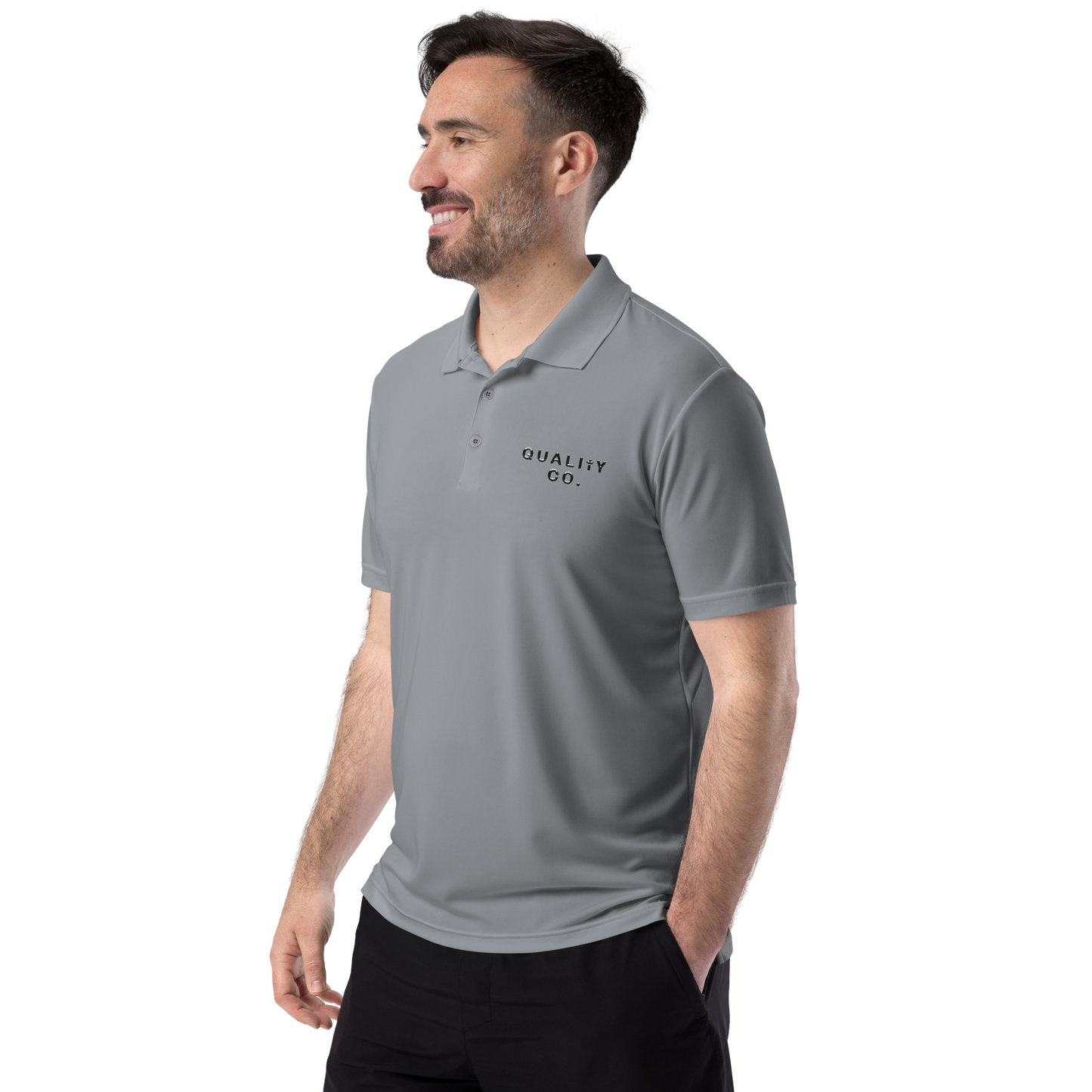 Quality Co. adidas performance polo shirt