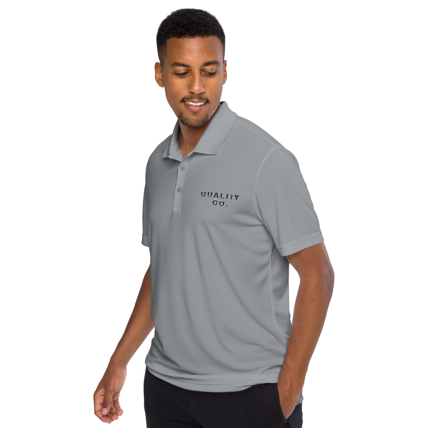 Quality Co. adidas performance polo shirt