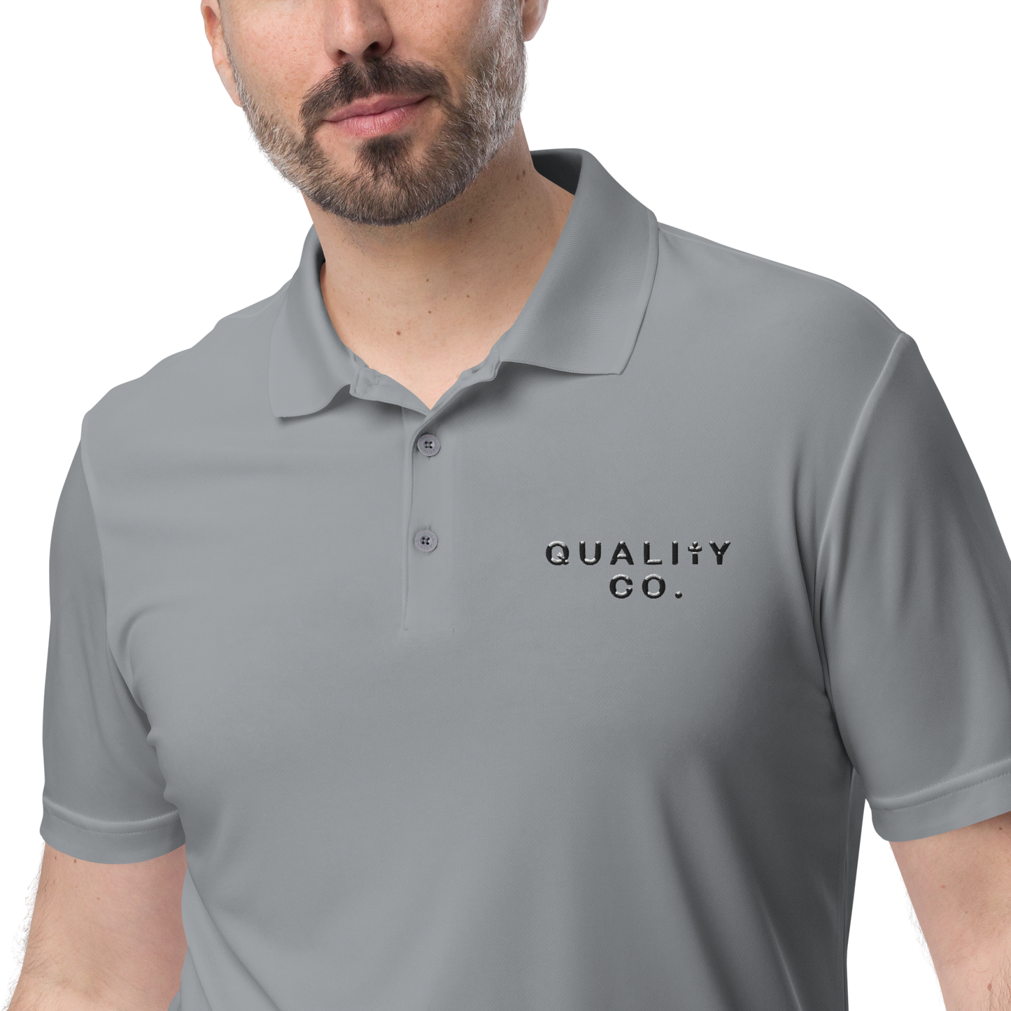 Quality Co. adidas performance polo shirt