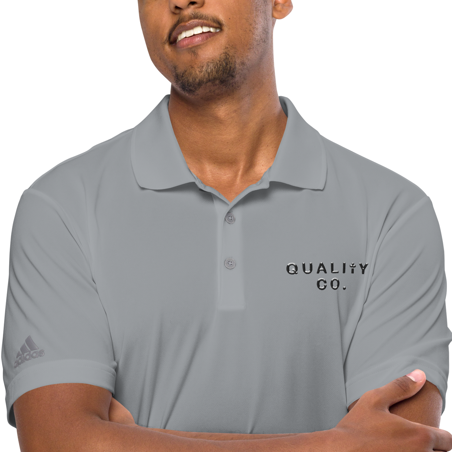 Quality Co. adidas performance polo shirt