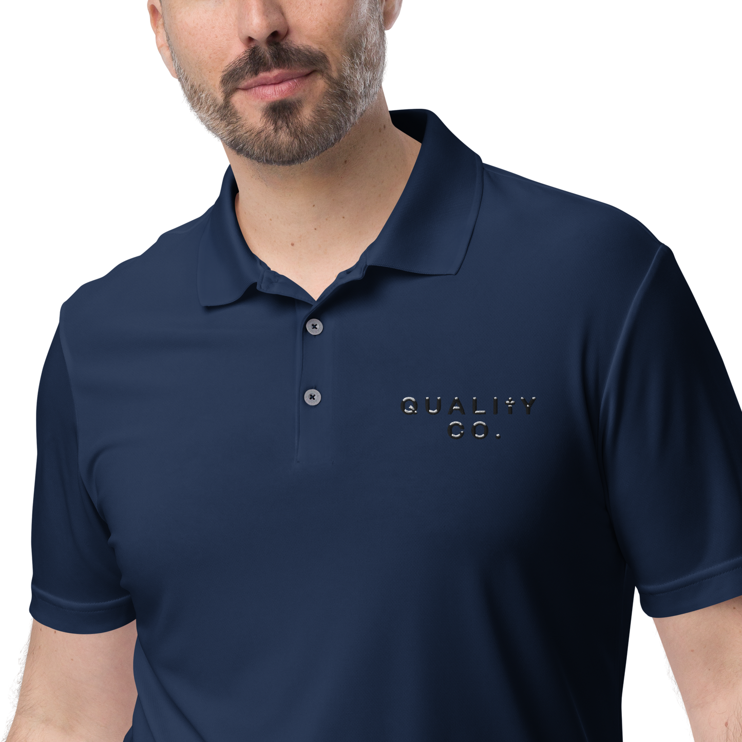 Quality Co. adidas performance polo shirt