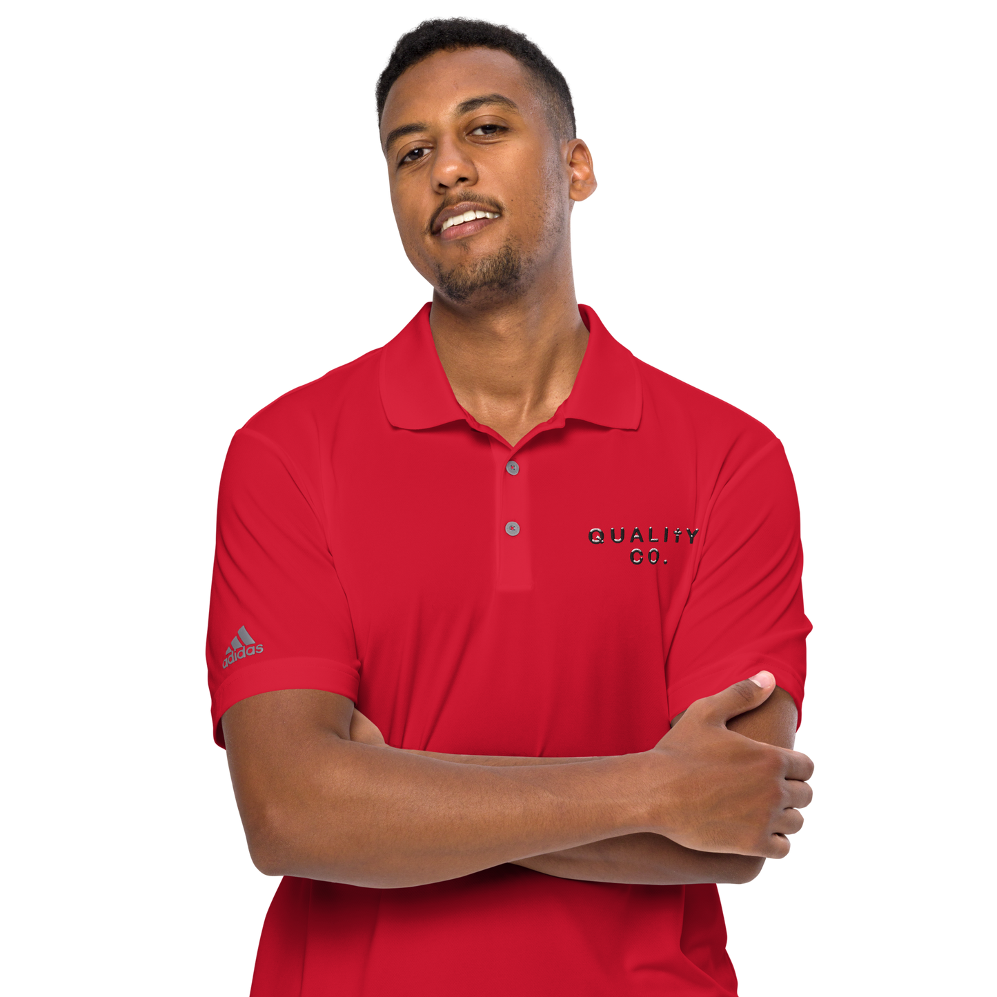 Quality Co. adidas performance polo shirt