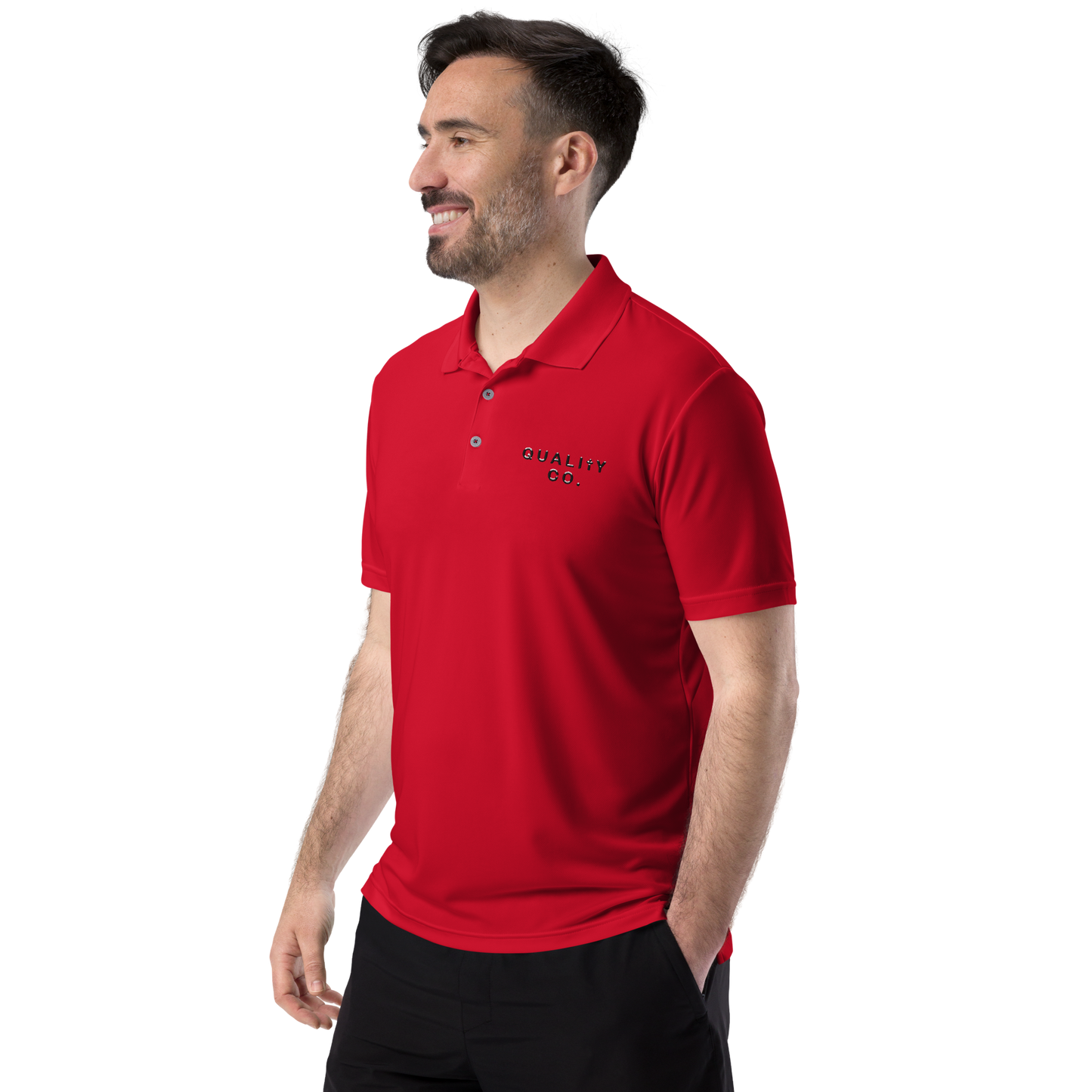 Quality Co. adidas performance polo shirt