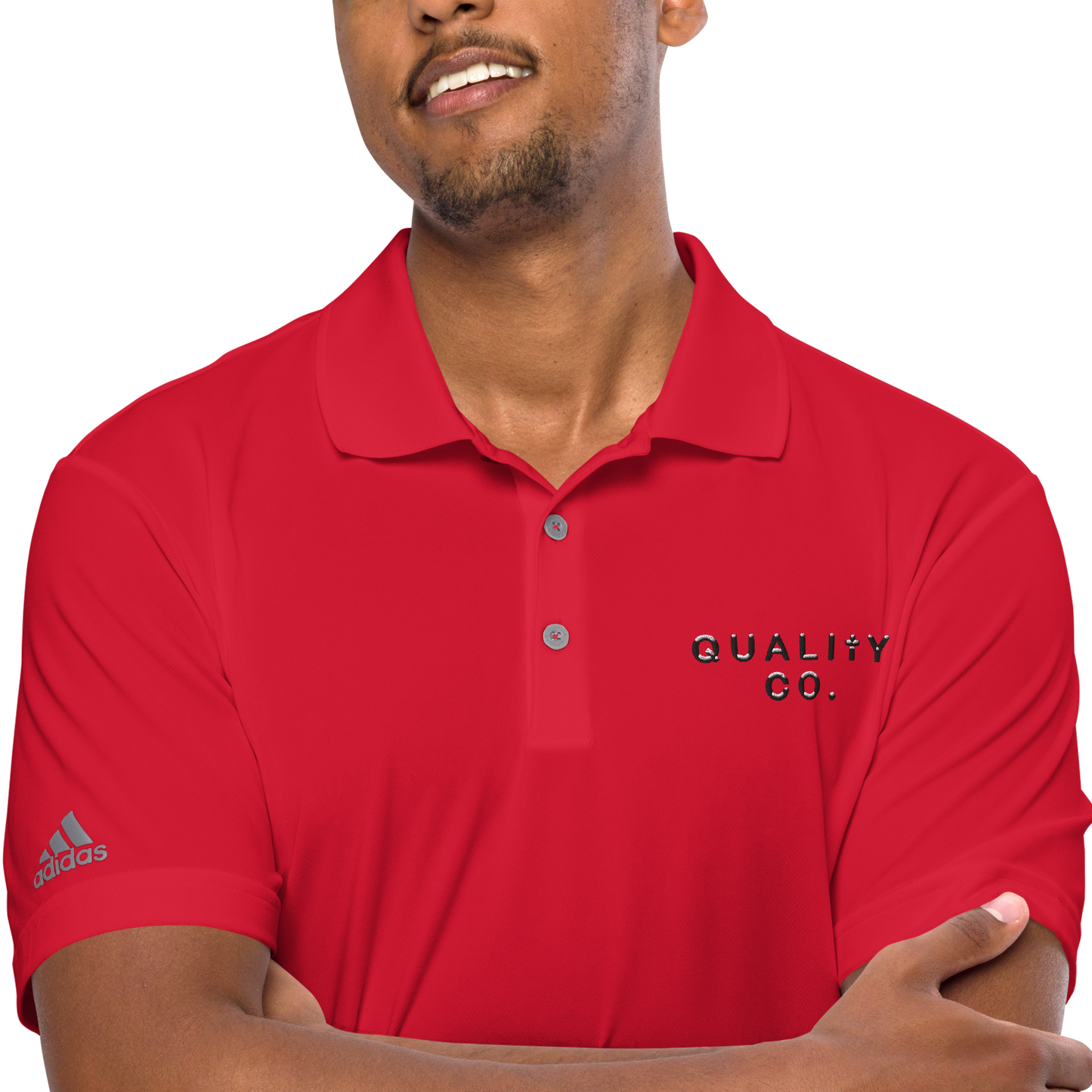 Quality Co. adidas performance polo shirt