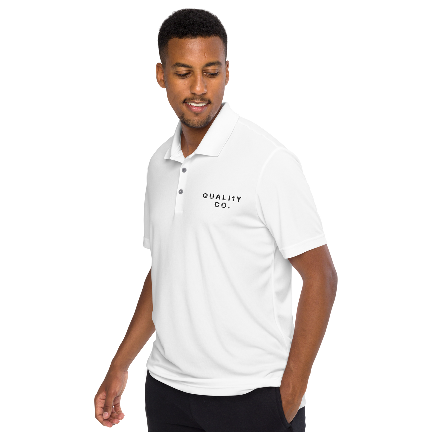 Quality Co. adidas performance polo shirt