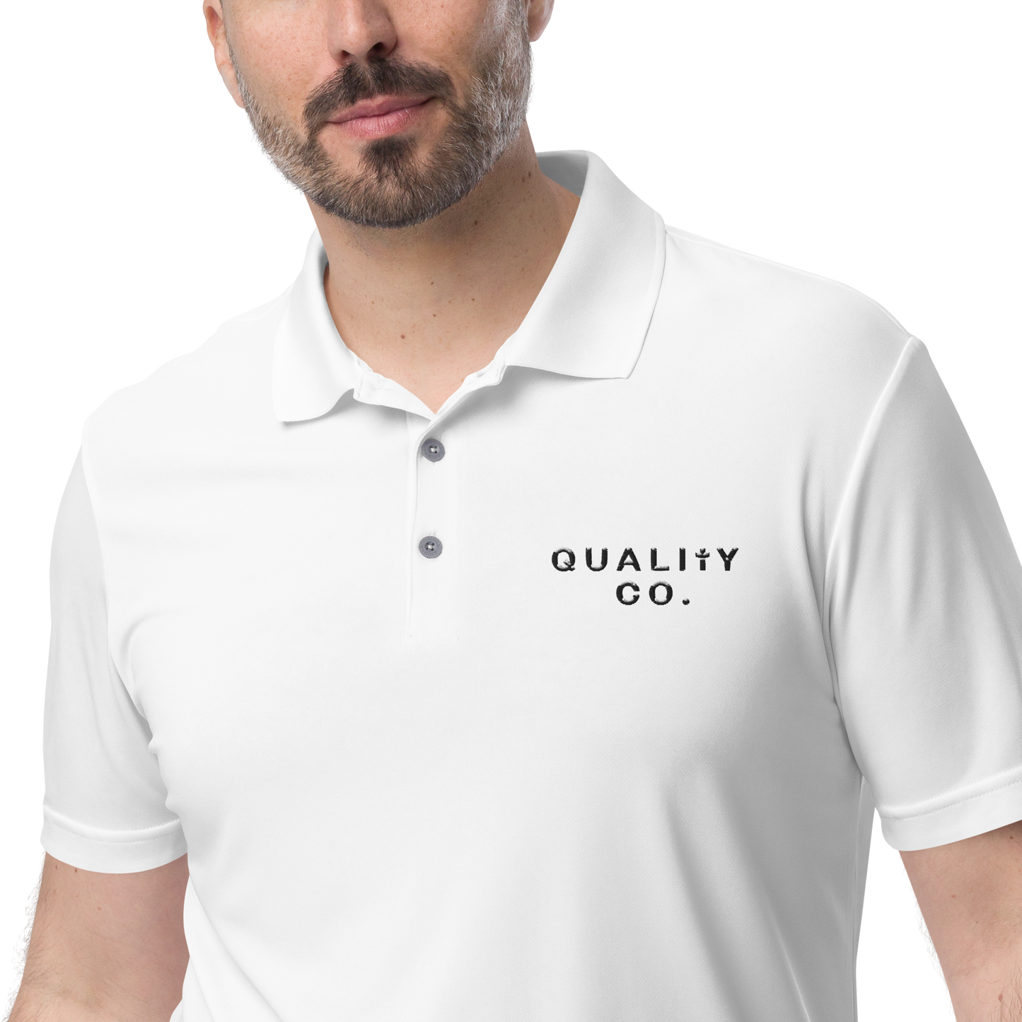 Quality Co. adidas performance polo shirt