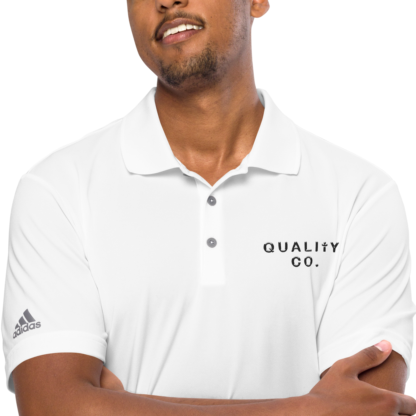 Quality Co. adidas performance polo shirt