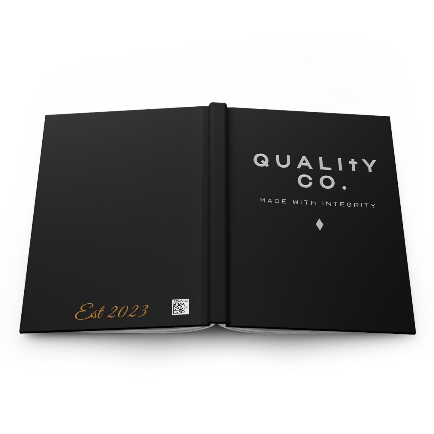 Motivational Hardcover Journal (Black)