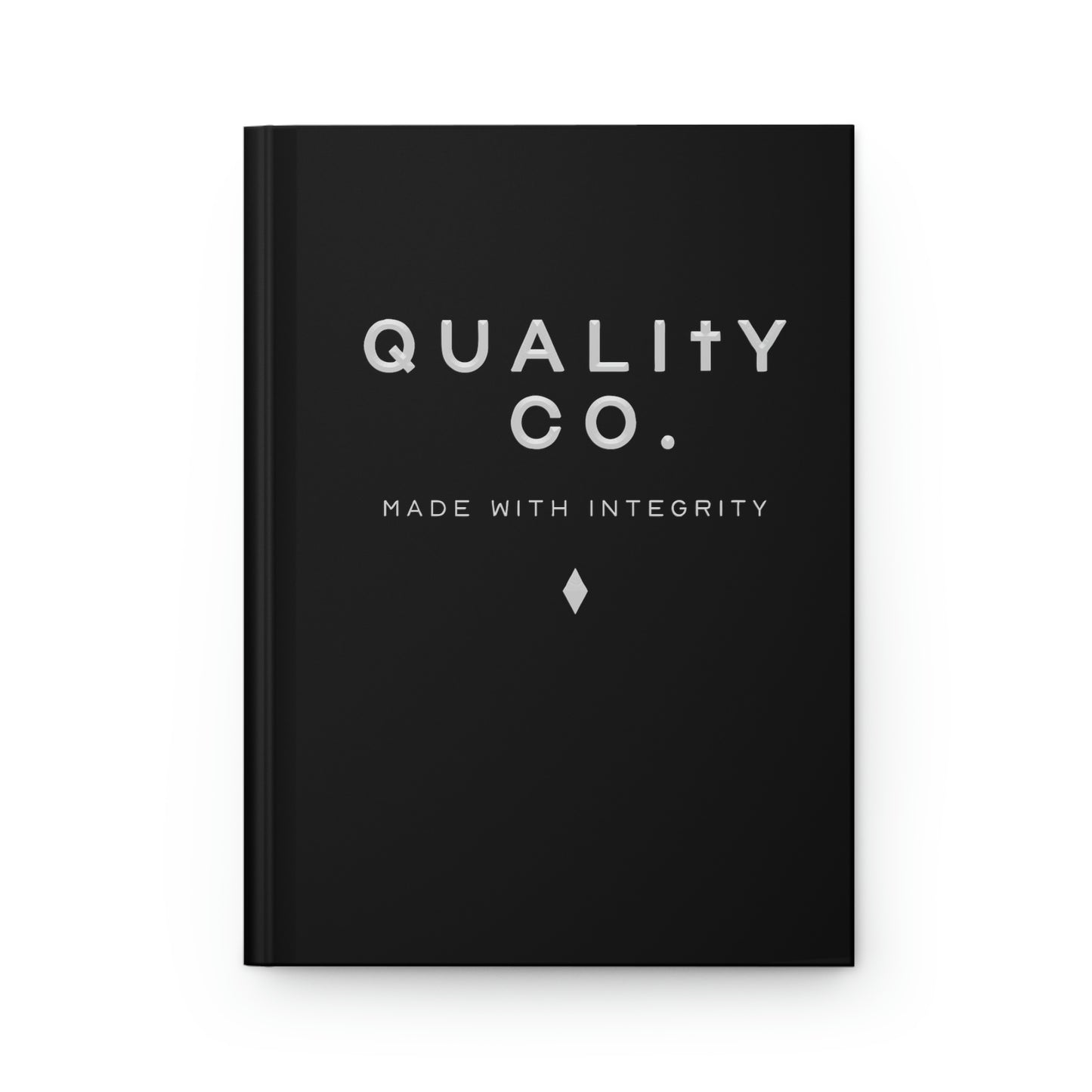 Motivational Hardcover Journal (Black)