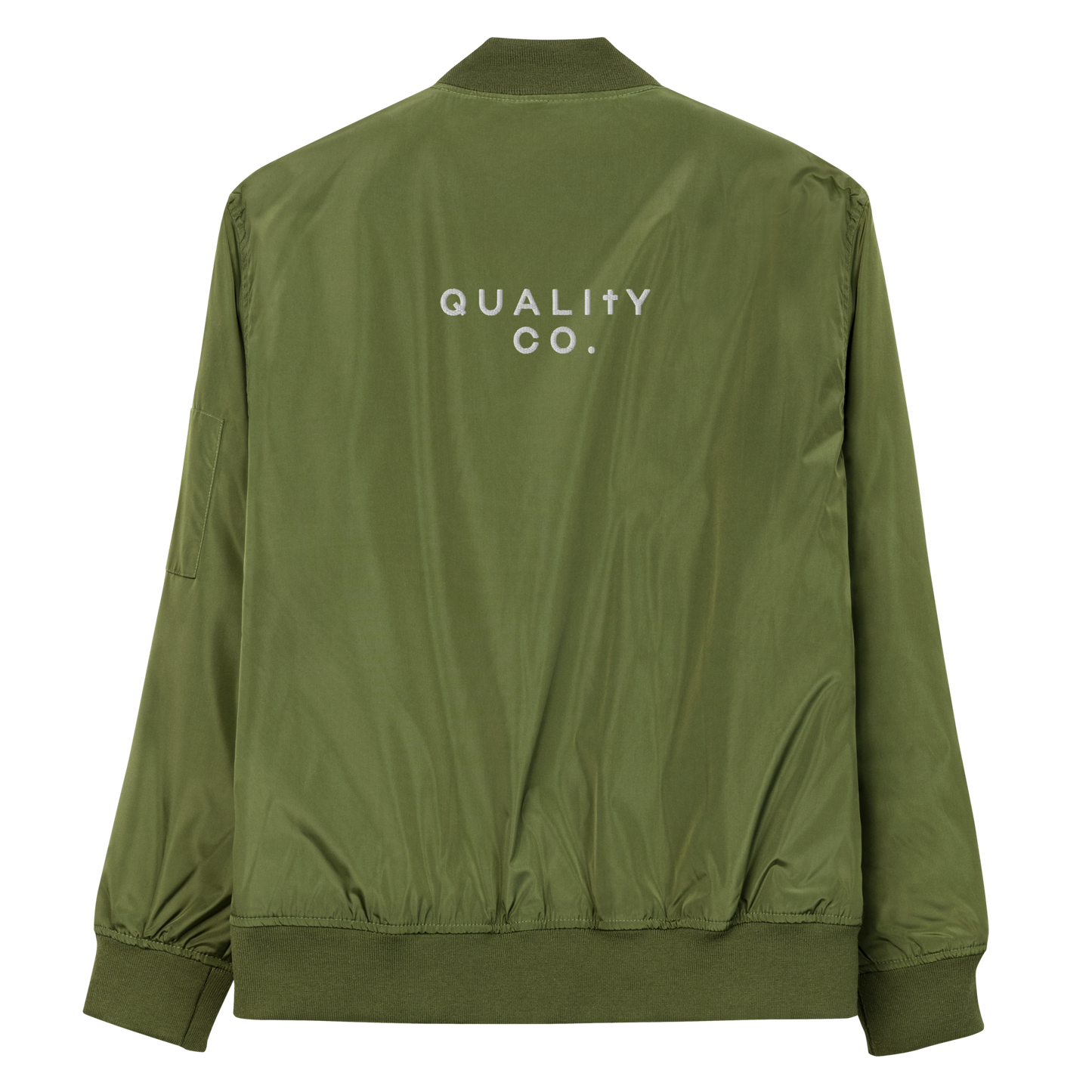 Premium recycled bomber jacket