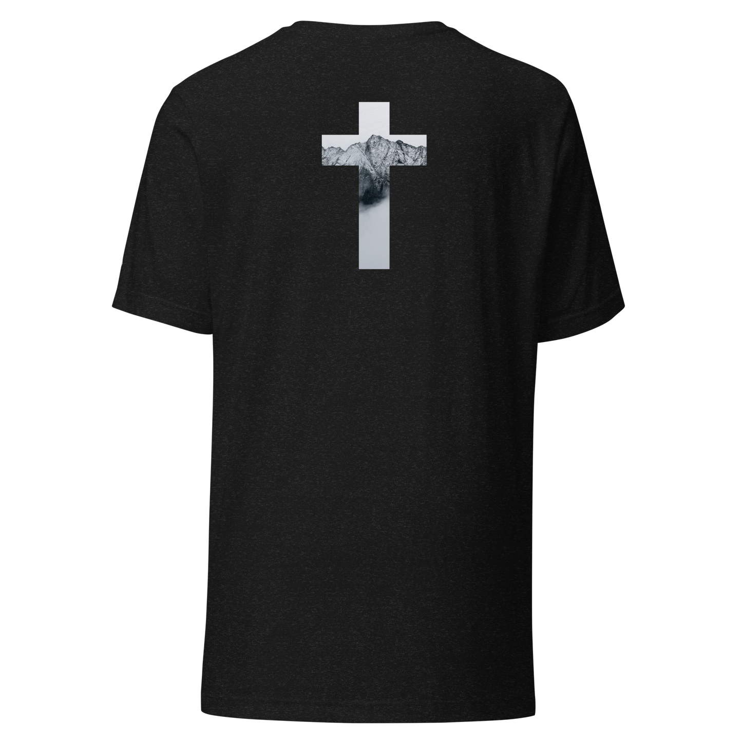 Mountain Cross. (Diamond Sleeve) Unisex t-shirt