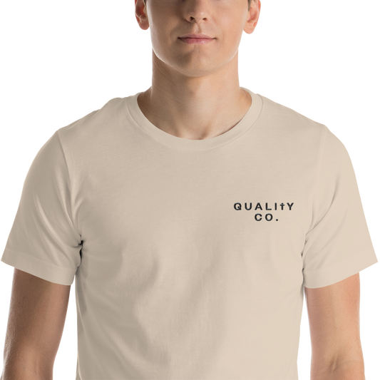 Quality Co. Premium Unisex T-shirt (Diamond Sleeve)