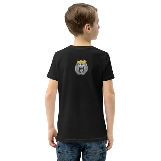 Quality Youth Short Sleeve T-Shirt (Crowned Lion)