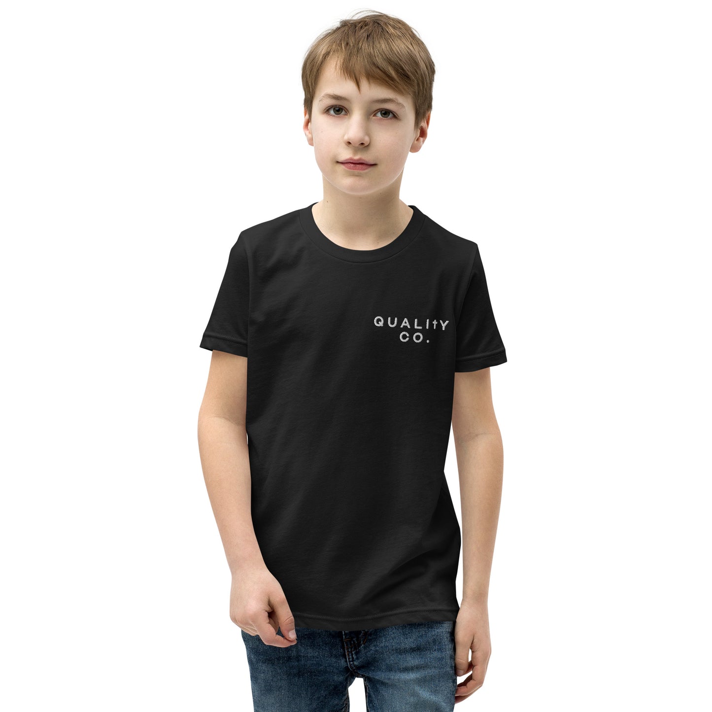 Quality Youth Short Sleeve T-Shirt (Crowned Lion)