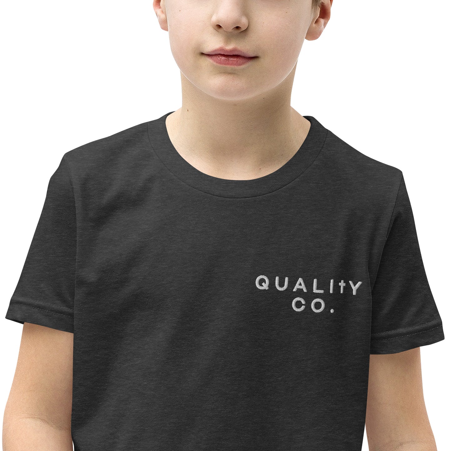 Quality Youth Short Sleeve T-Shirt (Crowned Lion)